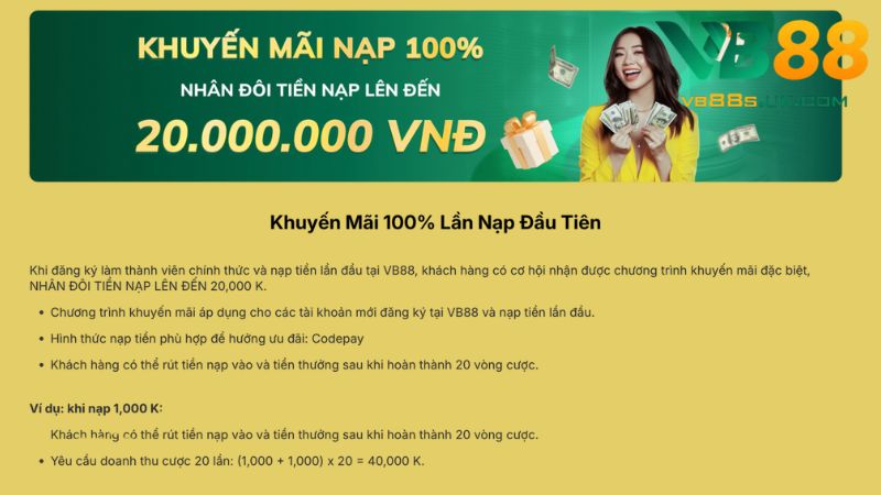 Hướng Dẫn Nhận Giftcode VB88 – Săn Quà Cực Khủng Mỗi Ngày 4 Hội viên sẽ được nhận thêm ưu đãi khi thực hiện gửi thêm tiền vào ví chơi game